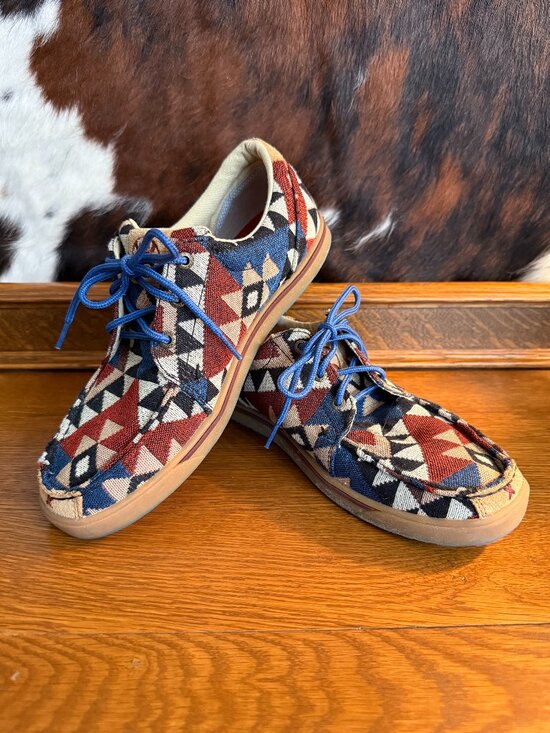 Twisted X Shoes - TWISTED X WOMEN'S MIDNIGHT SOUTHWESTERN LOPER SHOES SZ 9.5
